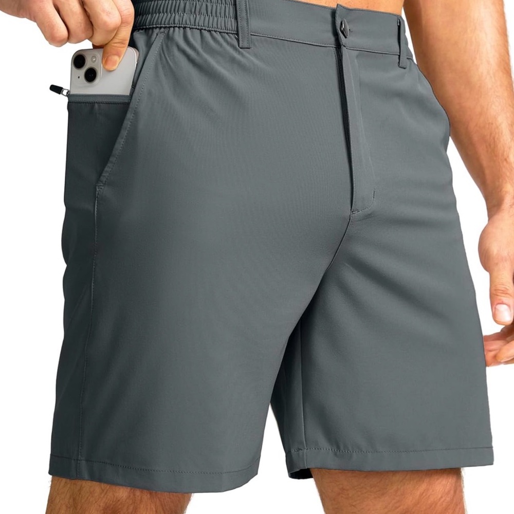 Men's Gray Performance Shorts